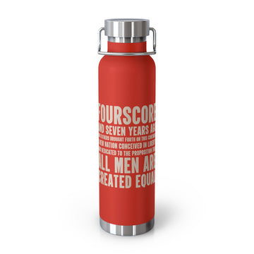 Inspirational Quote Copper Bottle