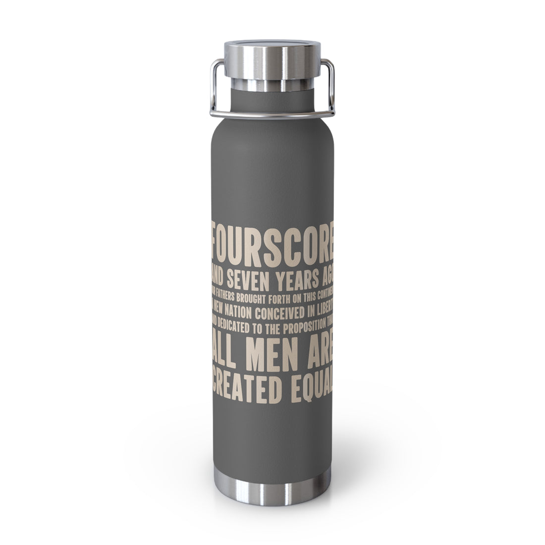 Inspirational Quote Copper Bottle