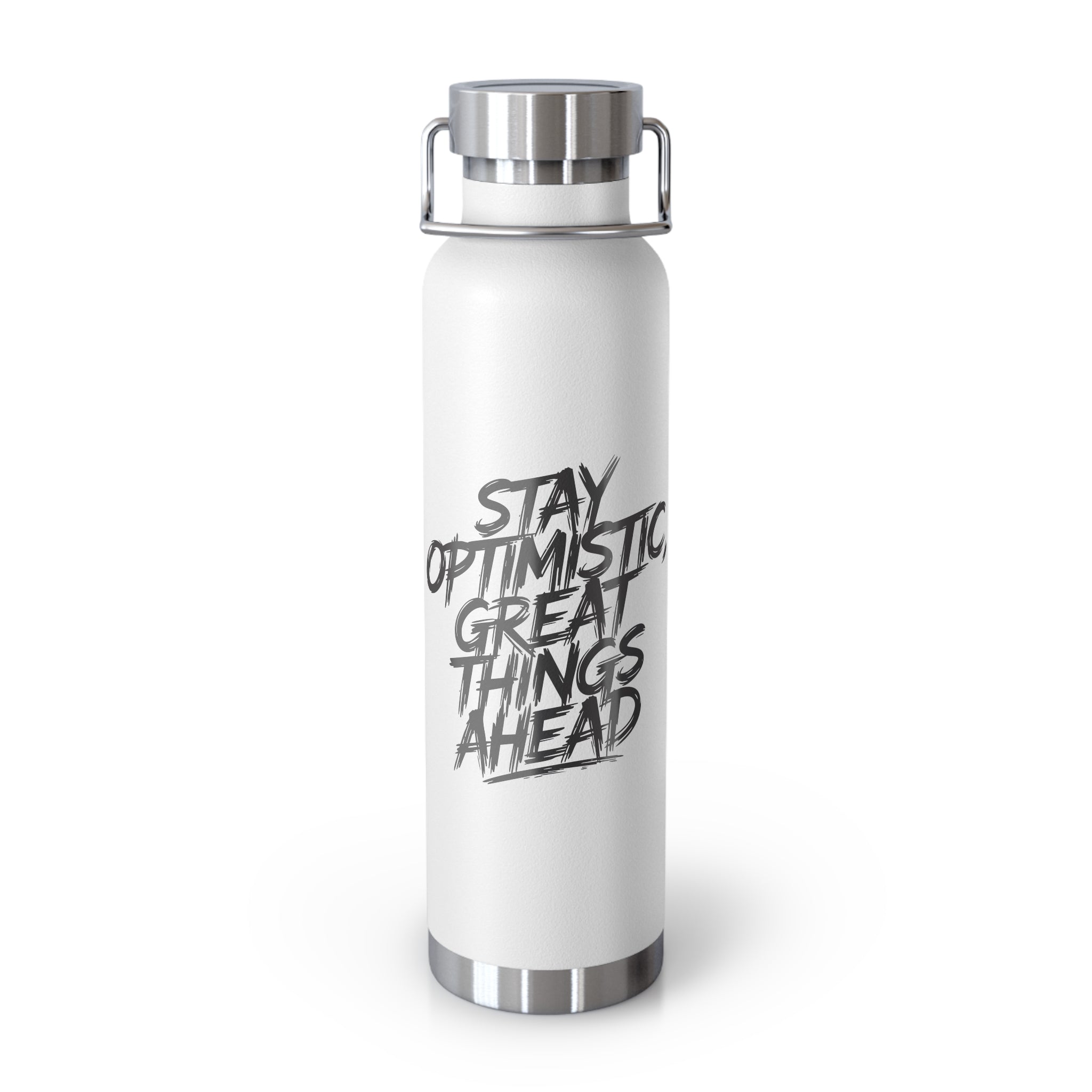 Stay Optimistic Copper Bottle